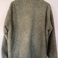 ユニクロUNIQLOボアフリースジャケット XLブラウン系 冬服 防寒 男女兼用の画像