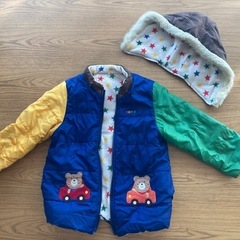 【ホットビスケッツ（ミキハウス）】サイズ100ジャンバーの画像