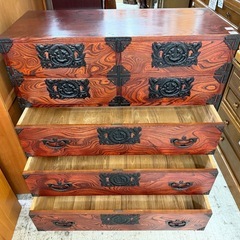 【愛品館 江戸川店】5段 7杯 岩屋堂箪笥 岩屋堂　の画像