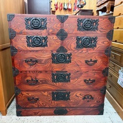 【愛品館 江戸川店】5段 7杯 岩屋堂箪笥 岩屋堂　の画像