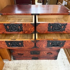 【愛品館 江戸川店】5段 7杯 岩屋堂箪笥 岩屋堂　の画像