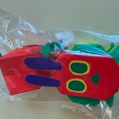 立体折り紙青虫 の画像