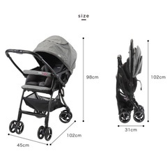 ジョイー joie ベビーカー コバルトブルーの画像