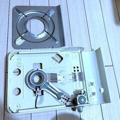 【箱付き＆動作OK】カセットコンロ 高火力3.5kW／スマート収納／卓上コンロ／アウトドア・非常用・鍋・キャンプ・ガスコンロの画像