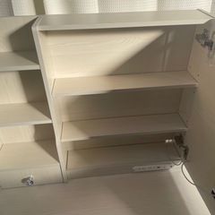 ドレッサー　椅子付き　LEDガラスの画像