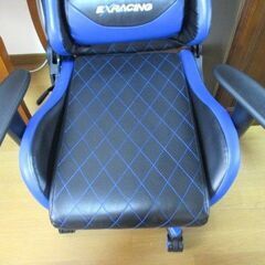 EXRACING　ゲーミングチェア　ブルーの画像