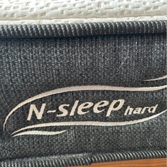 シングルベッドフレーム　ニトリN-sleepマットレスセットの画像