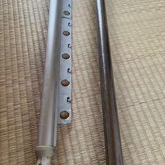 【差し上げます】ステンレス物干し竿2本セットの画像