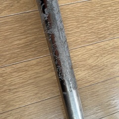 【差し上げます】ステンレス物干し竿2本セットの画像