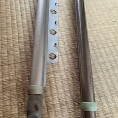 【差し上げます】ステンレス物干し竿2本セットの画像