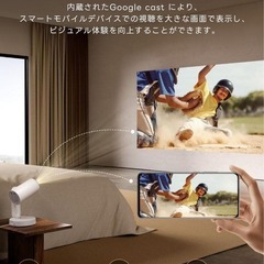 ETOE❣️プロジェクター Google TV搭載 Netflix公式ライセンスの画像