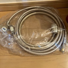 大阪ガス　ファンヒーター　都市ガス　ホース付　レッドの画像