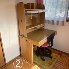 学習机①、学習机②の画像