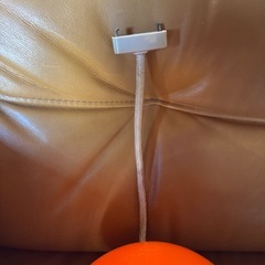 レトロポップ　照明器具　昭和レトロ　可愛いオレンジの照明器具の画像