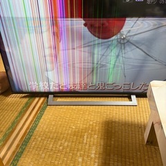 東芝レグザ大画面TVジャンク品の画像