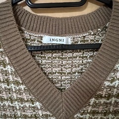 INGNI ニットベストの画像