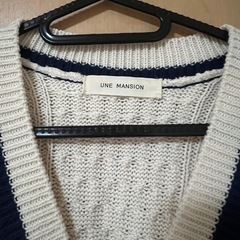 　UNE MANSION　ニットベストの画像