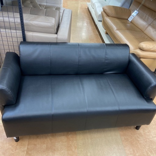 【来店いただける方限定】IKEAの合皮製2人掛けソファーのご紹介！【トレファク摂津店】