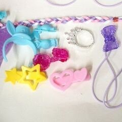 にじキュンカールリカちゃん アクセサリーキット付き 欠品ほぼ無し　リカちゃん　☆ PayPay(ペイペイ)決済可能 ☆ 札幌市 豊平区 平岸 平岸店の画像