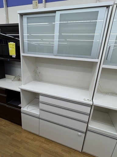 【ドリーム川西店限定】☆ジモティー見たよ割引☆  松田家具 スライド扉オープンボード クリーニング済み 【2125560000033961】