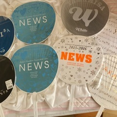NEWS うちわ8枚の画像
