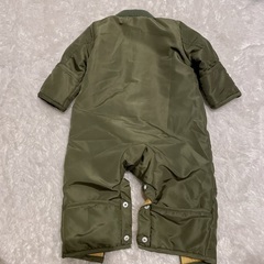 西松屋　スノーウェア　ジャンプスーツ　防寒ロンパース　70の画像