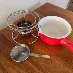 ニトリ　チーズフォンデュ　セットの画像