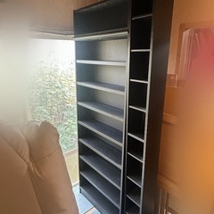 本棚　ブラック　の画像