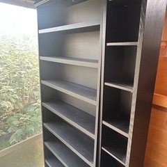 本棚　ブラック　の画像
