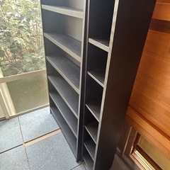 本棚　ブラック　の画像