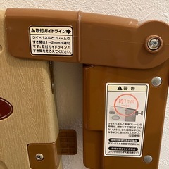 ベビーゲート　開閉タイプ(片開き) 2重ロック付　nihonikuji の画像