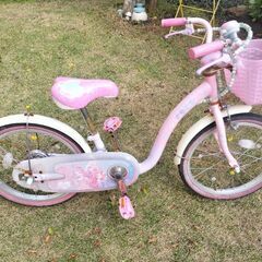 子供用自転車（プリンセスゆめかわ18インチ）の画像