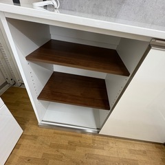 【ドリーム川西店限定】☆ジモティー見たよ割引☆ 綾野製作所 キッチンボード クリーニング済み 【2125560000033974】の画像