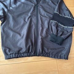 Charm Girl ブルゾン　ジャンパー　黒　150 シャカシャカ 薄手の画像