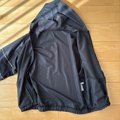 Charm Girl ブルゾン　ジャンパー　黒　150 シャカシャカ 薄手の画像