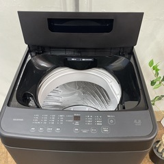 R468 ☀️ 2024年製の高年式♪ アイリスオーヤマ 洗濯機（洗濯4.5㎏) TNI-45A1 ⭐ 動作確認済 ⭐ クリーニング済の画像