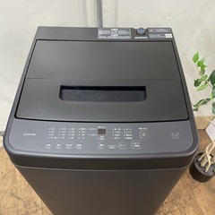 R468 ☀️ 2024年製の高年式♪ アイリスオーヤマ 洗濯機（洗濯4.5㎏) TNI-45A1 ⭐ 動作確認済 ⭐ クリーニング済の画像