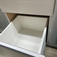 【ジャングルジャングル滋賀草津店】ジモティ来店特価‼ キッチンカウンター  ニトリ ホワイト J-251150の画像