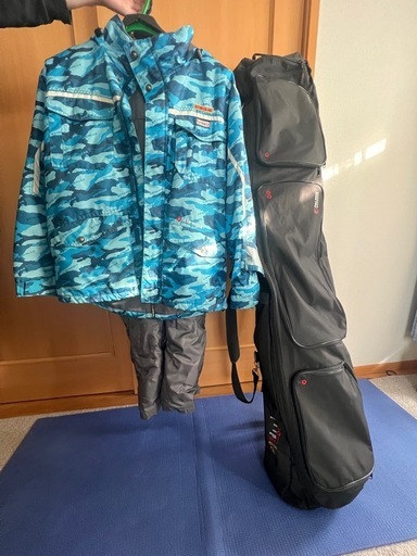 スノーボード フルセット(ウェア、バッグ、ゴーグルと等付き)