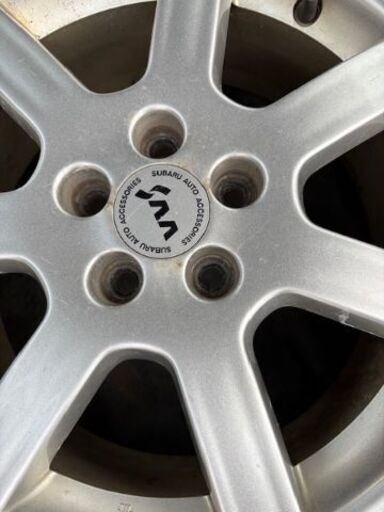 205/60R16 スタッドレスタイヤ　スバル社製　５穴　100ｍｍ　ホイールセット4本