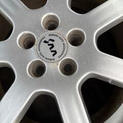 205/60R16 スタッドレスタイヤ　スバル社製　５穴　100ｍｍ　ホイールセット4本の画像