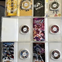 中古PSPソフト１２本セット　メタルギア　スパロボ　ガンダム等まだまだ遊べる！の画像