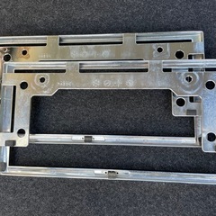 ダイハツ 純正 ナンバーフレーム 中古 前後セットの画像