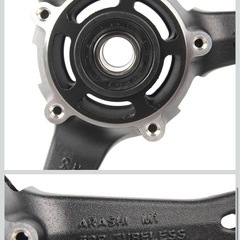 【新品】マットブラックフロントホイールリムスズキ GSXR600 GSXR750 GSX-R600 GSX-R750 2006-2007, GSXR1000 GSX-R1000 2005-2008用, オートバイ用交換アクセサリーの画像