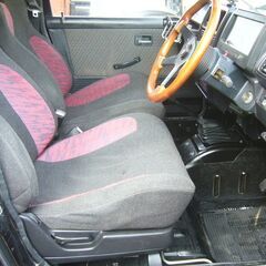 極上美車 ４年 ジムニー ＪＡ１１Ｖ改 ５速 エアコン パワステ リフトアップ公認 ブラックの画像