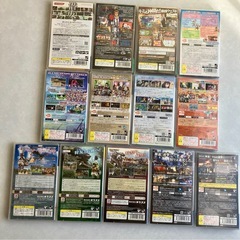 中古PSPソフト１3本セット　モンハン　テイルズ　太鼓の達人　喧嘩番長等まだまだ遊べる！の画像