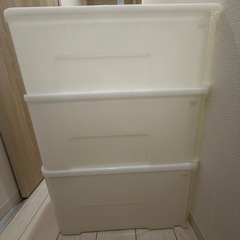 クローゼットケース　衣装ケース　3点セット　ニトリの画像