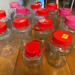 果実酒瓶　ガラス　の画像