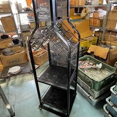 ジャックダニエル ボトル型 メタル製ディスプレイラック 高さ150cmの画像