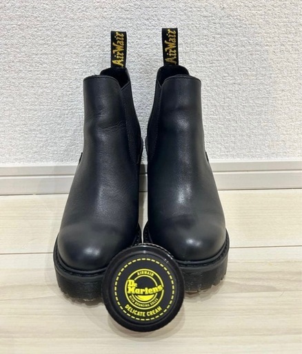 Dr. Martens ブラック サイドゴアブーツ